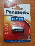 Bateria CR 123 LITHIUM 3V