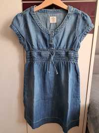 H&M sukienka jeansowa 140