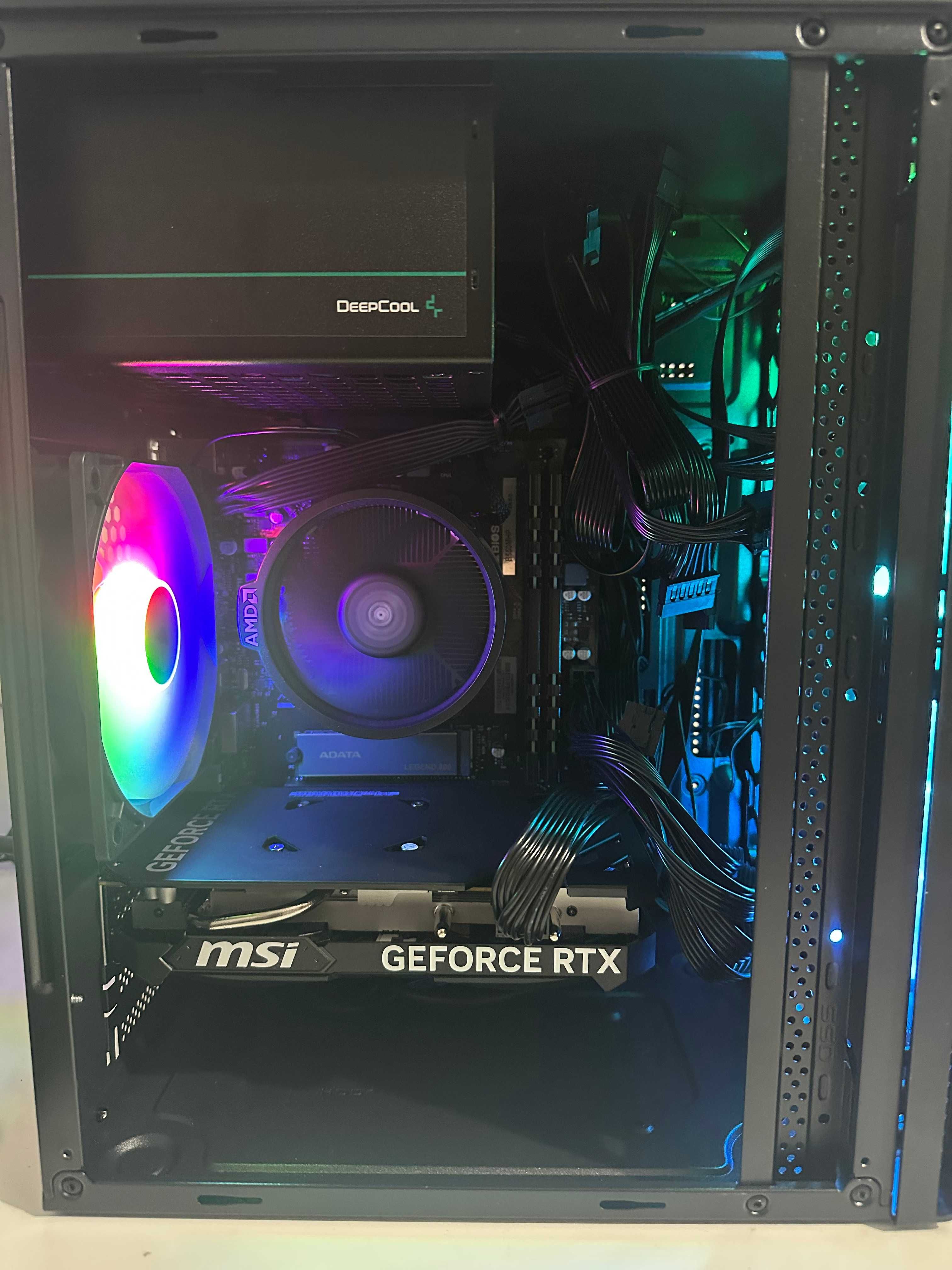 Komputer gamingowy Ryzen 5500 RTX 5060 32GB  1TB FV23% Gwarancja 24M