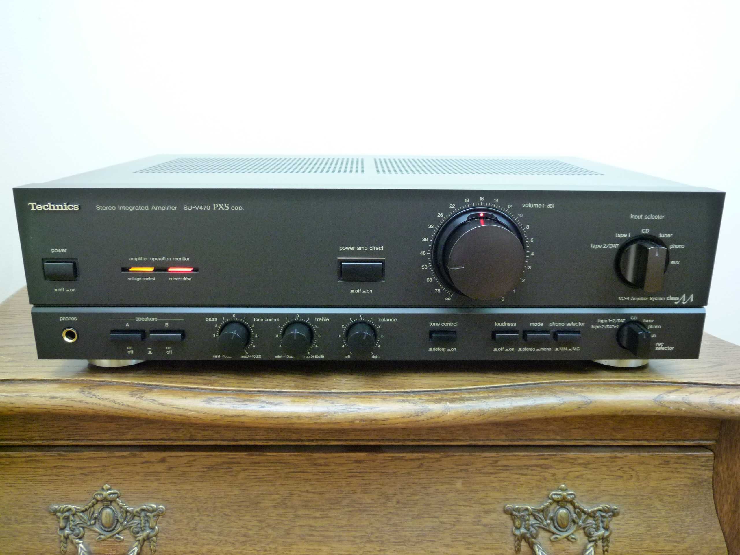 Technics SU-V470 PXS Wzmacniacz Integra Vintage st. idealny