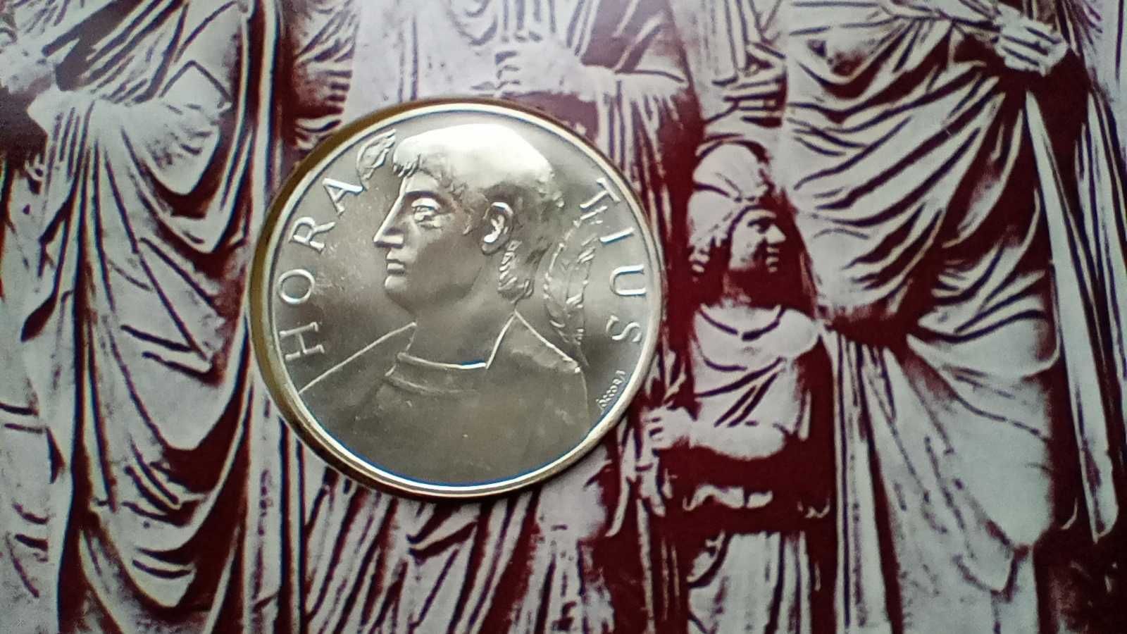 Stare monety 500 lir 1993 Włochy stan menniczy Srebro