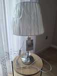 Nowa piękna lampa srebrna kryształowa home and you