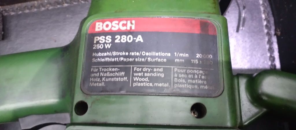Szlifierka oscylacyjna PSS 280A