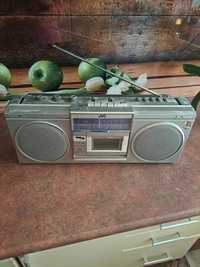 Boombox JVC srebrny