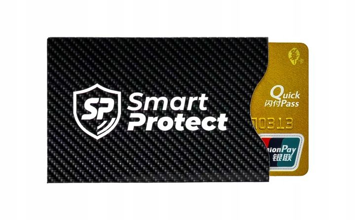 Męski Portfel Cienki Rfid Slim Klips Czarny Etui