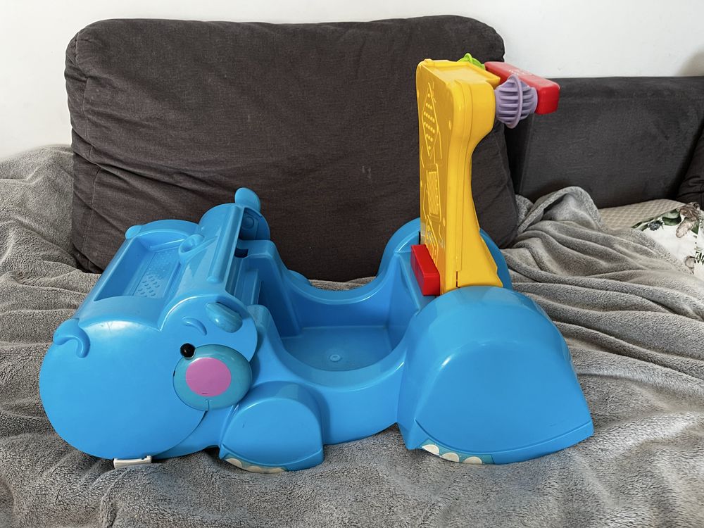 Jeździk pchacz fisher price hipcio hipopotam