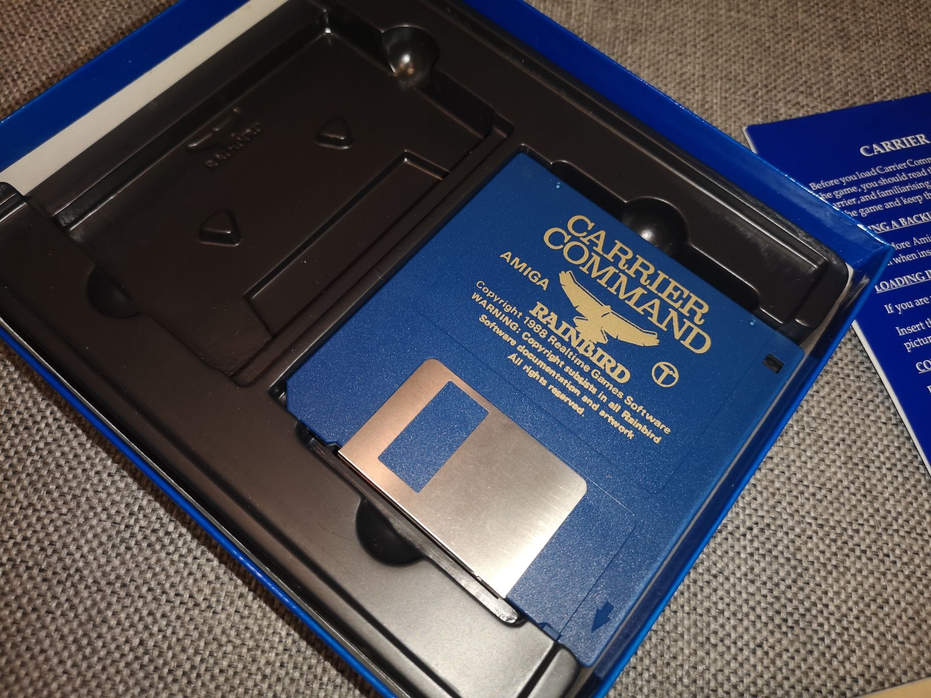 Carrier Command AMIGA gra BOX Retro 1988 (stan BDB+)