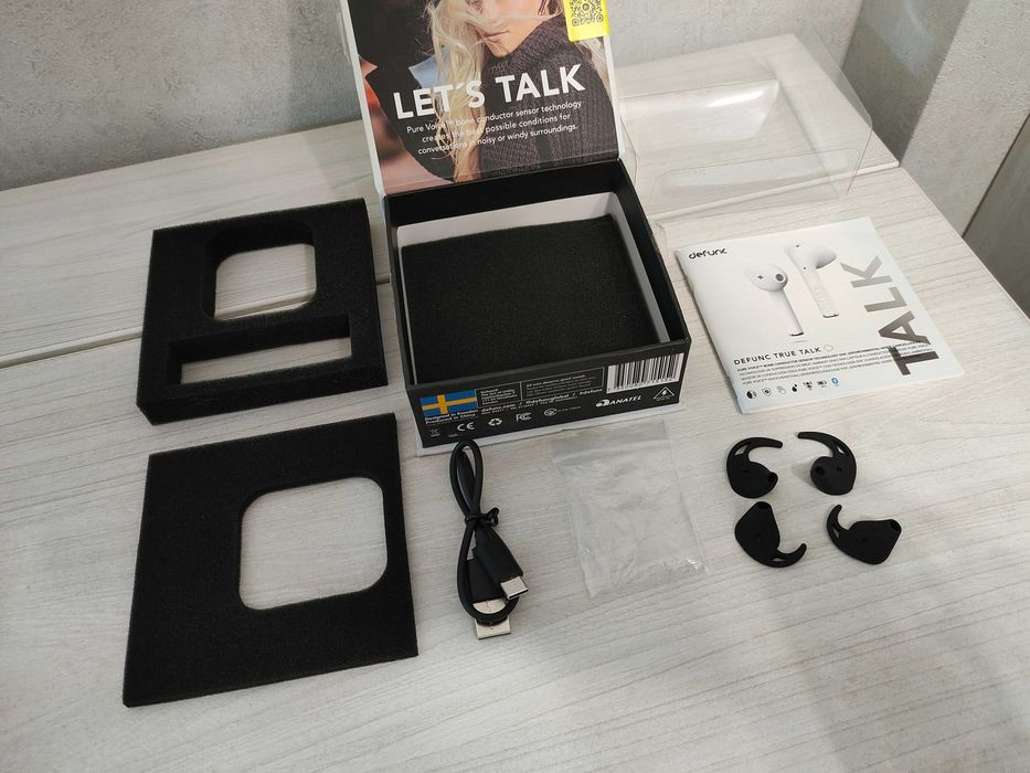 Беспроводные наушники Defunc True Talk TWS Black