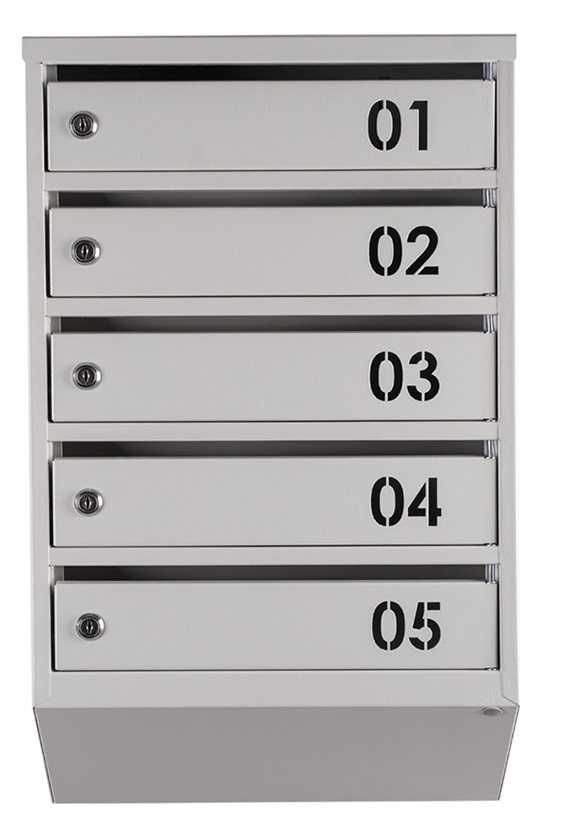 Поштові скриньки для багатоповерхівок з нумерацією