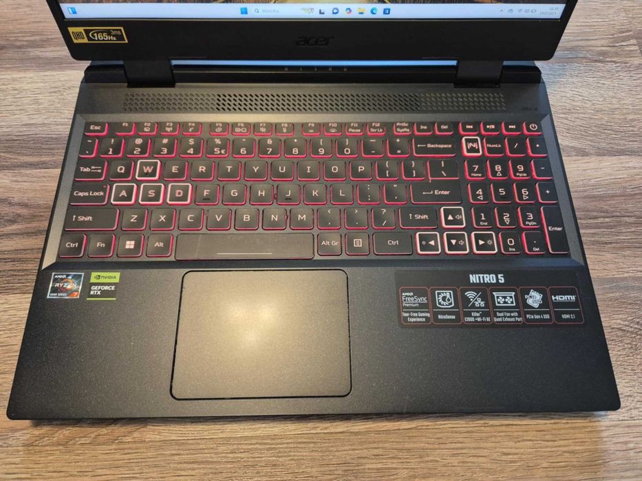 Acer Nitro 5 Ryzen 7 6800H RTX 3070 Ti QHD 165Hz 16 GB DDR5 1 TB SSD