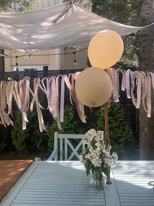 Dekoracja Komunia, wesele, urodziny, girlanda, ogród,