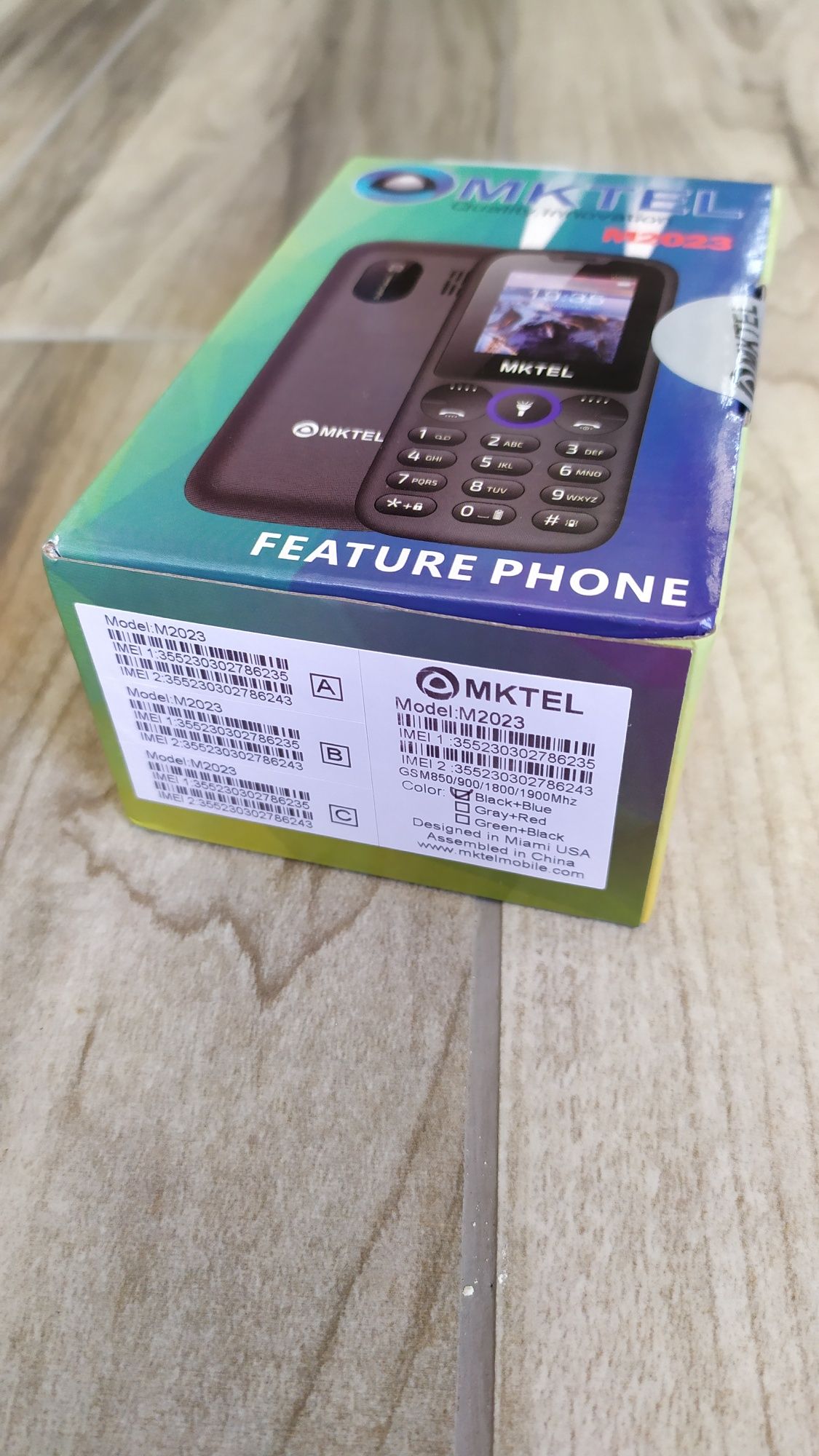 Телефон кнопочный Mktel2023 Новый Фонарик 2 SIM неделя без подзарядки