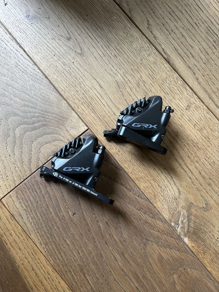 Shimano GRX RX400 zaciski hamulcowe przód + tył – 100% sprawne