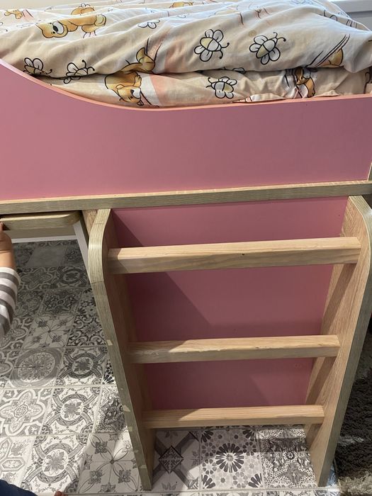 Ліжко для дівчинки, ліжко дитяче, ліжко, тумба,шафа,комод