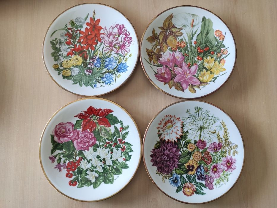 Coleção "Os Pratos Florais dos 12 Meses do Ano"