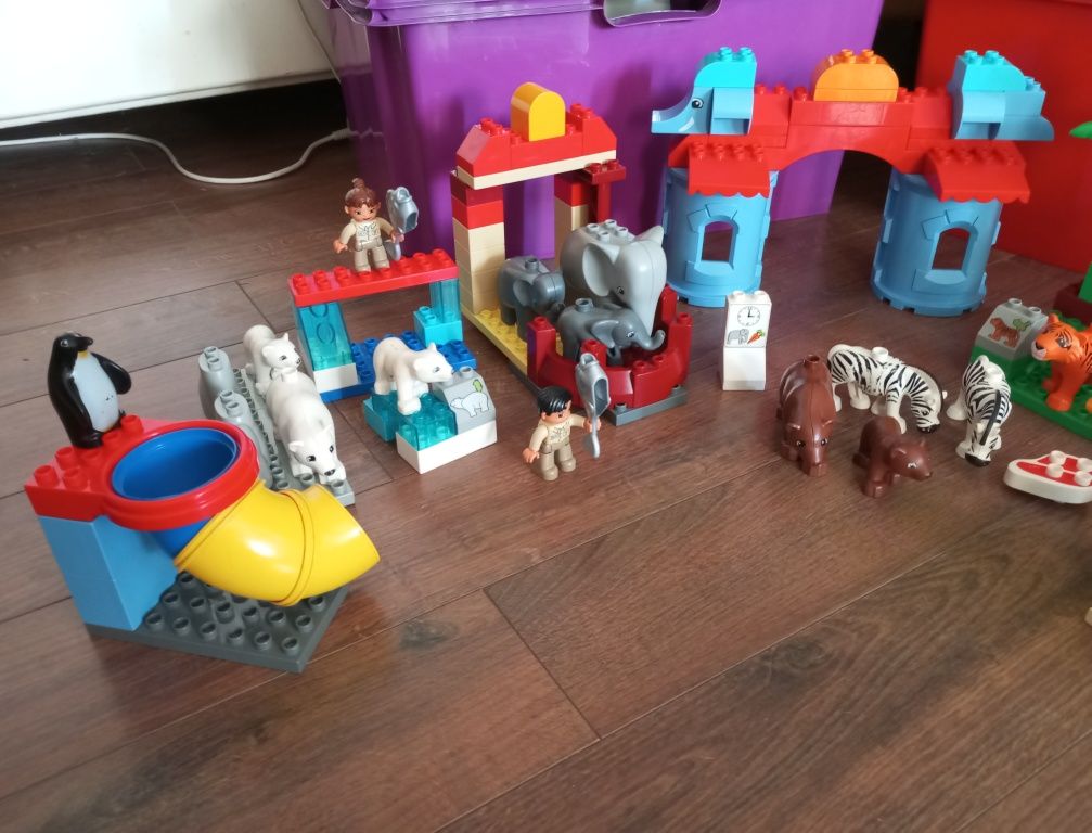 Mega zestaw Lego Duplo ZOO zwierzęta kilka zestawów