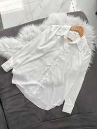 Сатинова біла блуза М