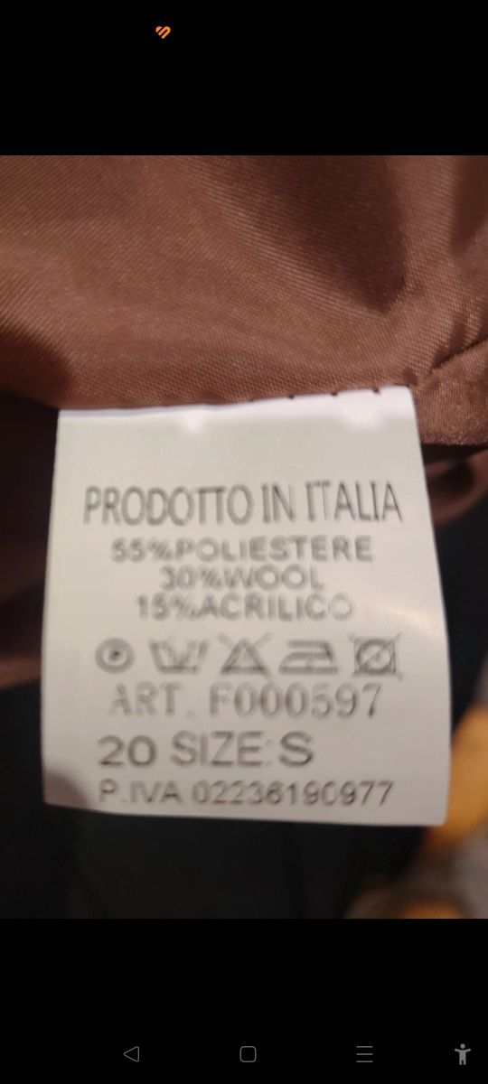 Płaszcz Made in Italy SM