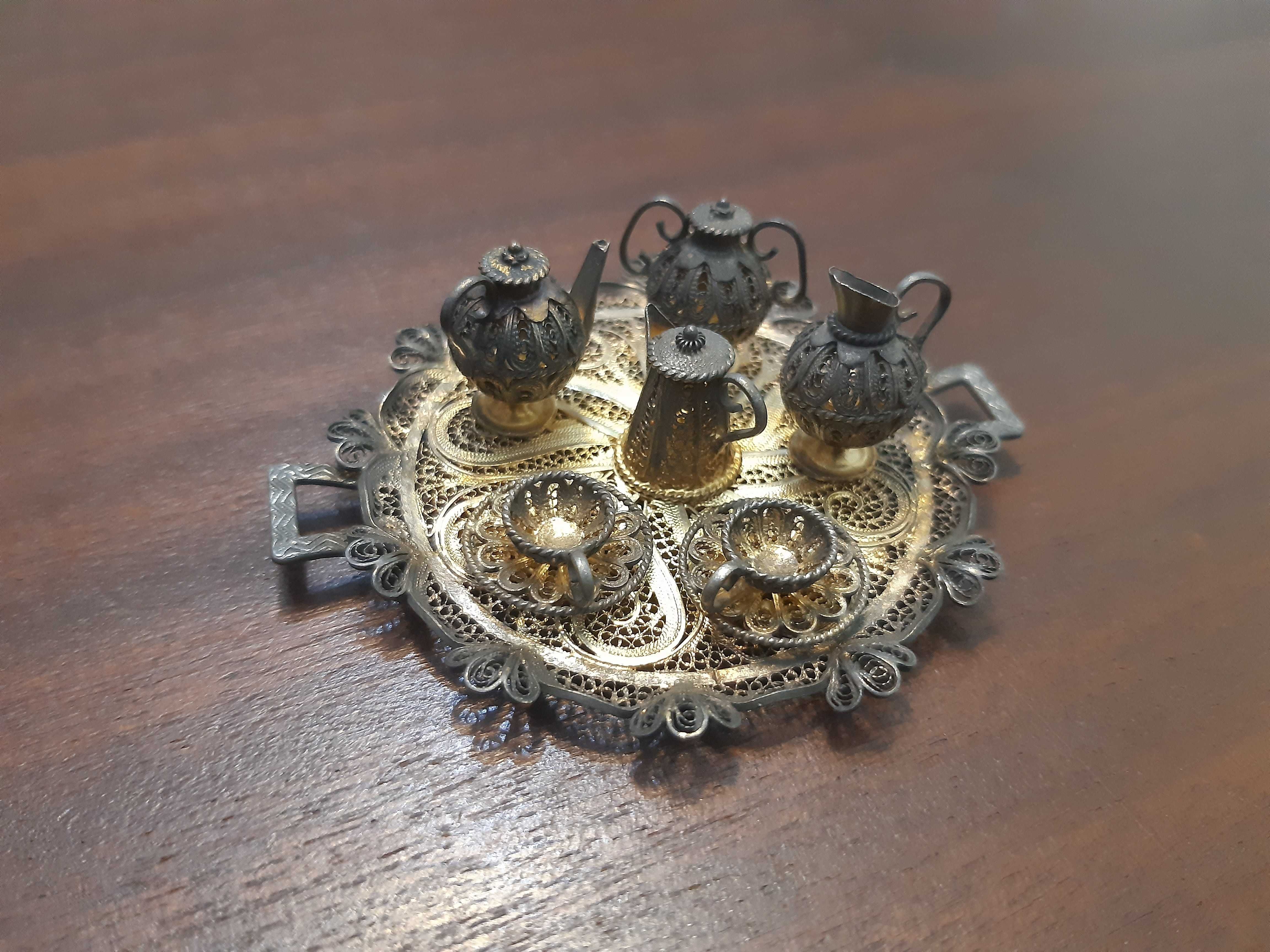 Miniatura filigrana de prata (Portugal) séc. XX