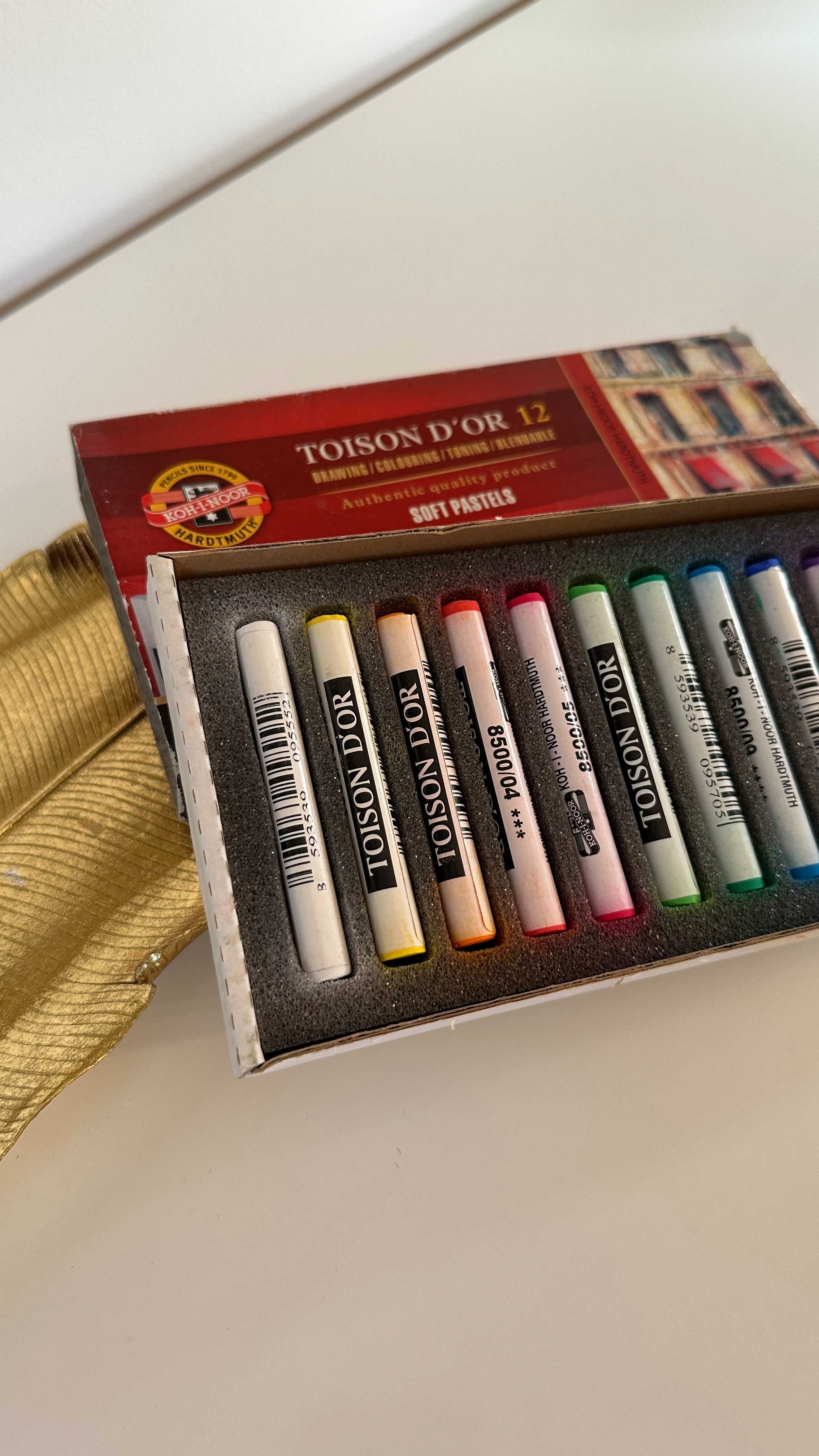 Toison D'Or Soft Pastels - 12 Colours In Cartbox