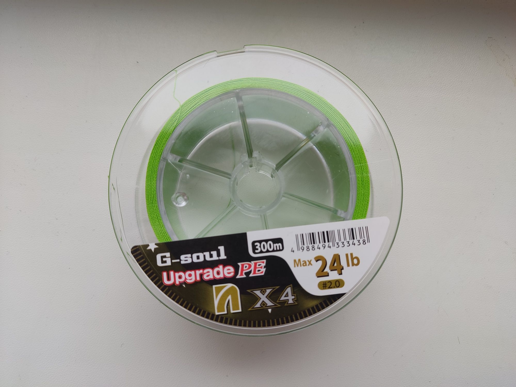 Шнур G-Soul Upgrade PE X4 210метрів #2.0, 0.234mm 24lb