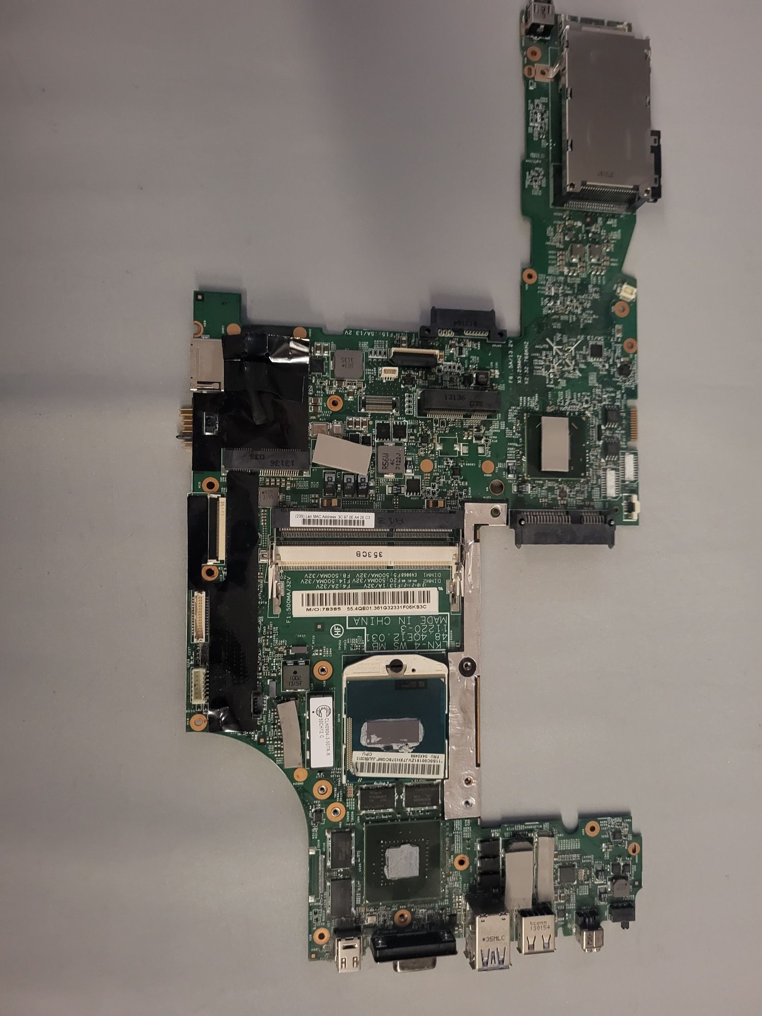 Sprzedam Płyte główna do laptopa Lenovo Thinkpad W530