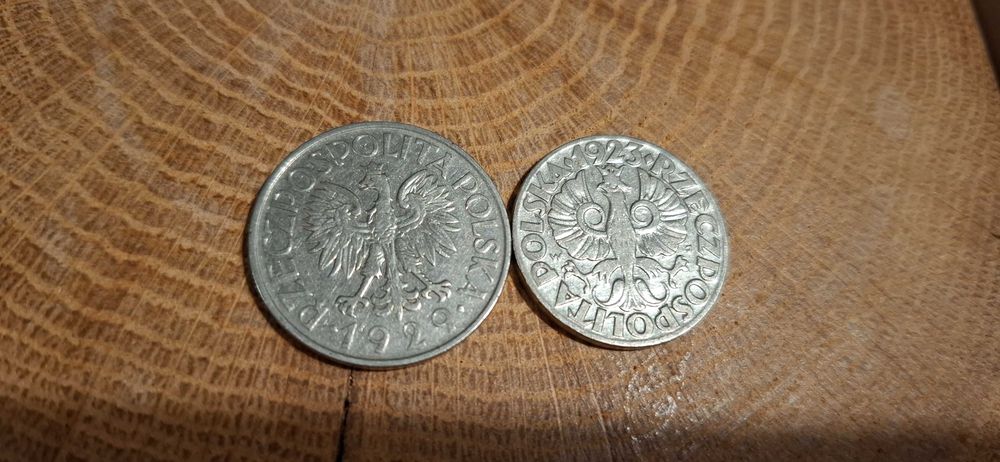 1zł 1929r + 50gr 1923 ładne stany