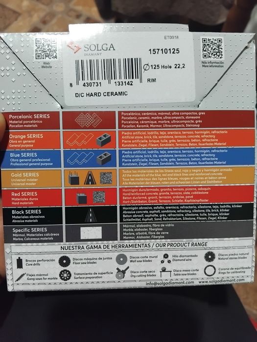 Продам испанский круг для плитки SOLGA DIAMANT.