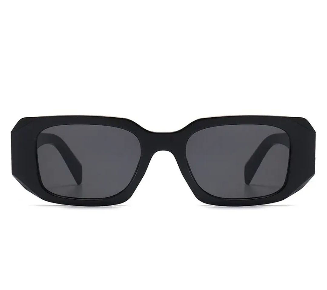 Czarne okulary przeciwsłoneczne unisex