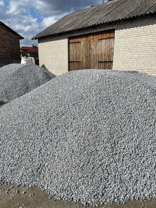 GRYS GRANITOWY DALMATYŃCZYK 8-16, 16-22 Kamień Ogrodowy Ozdobny Żwir