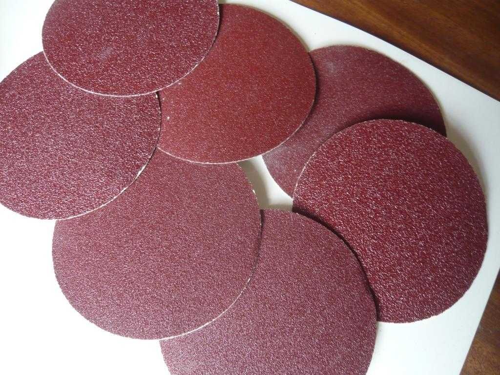 Prato velcro Wolfcraft e discos (rebarbadora 125 mm)