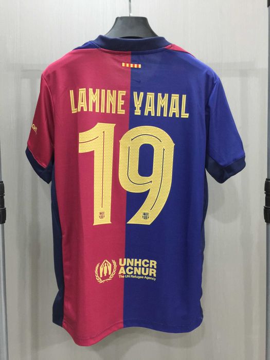 Barcelona Nowa koszulka domowa Nike 2024-25 #19 Lamine Yamal R.S-XXXL