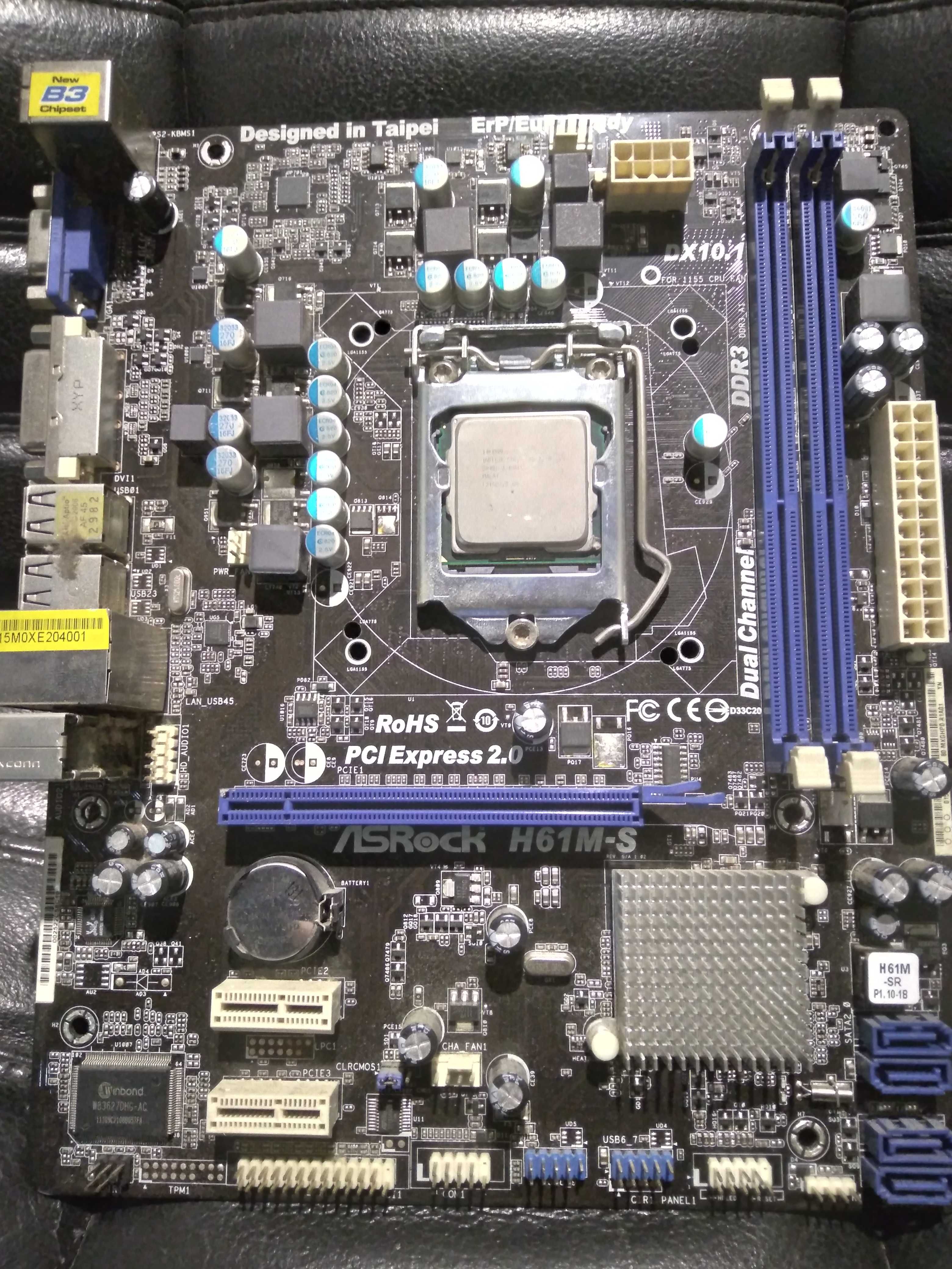 Комплект Intel Core i5-2320 (LGA 1155) + ASRock H61M-S  H61, PCI-Ex16)