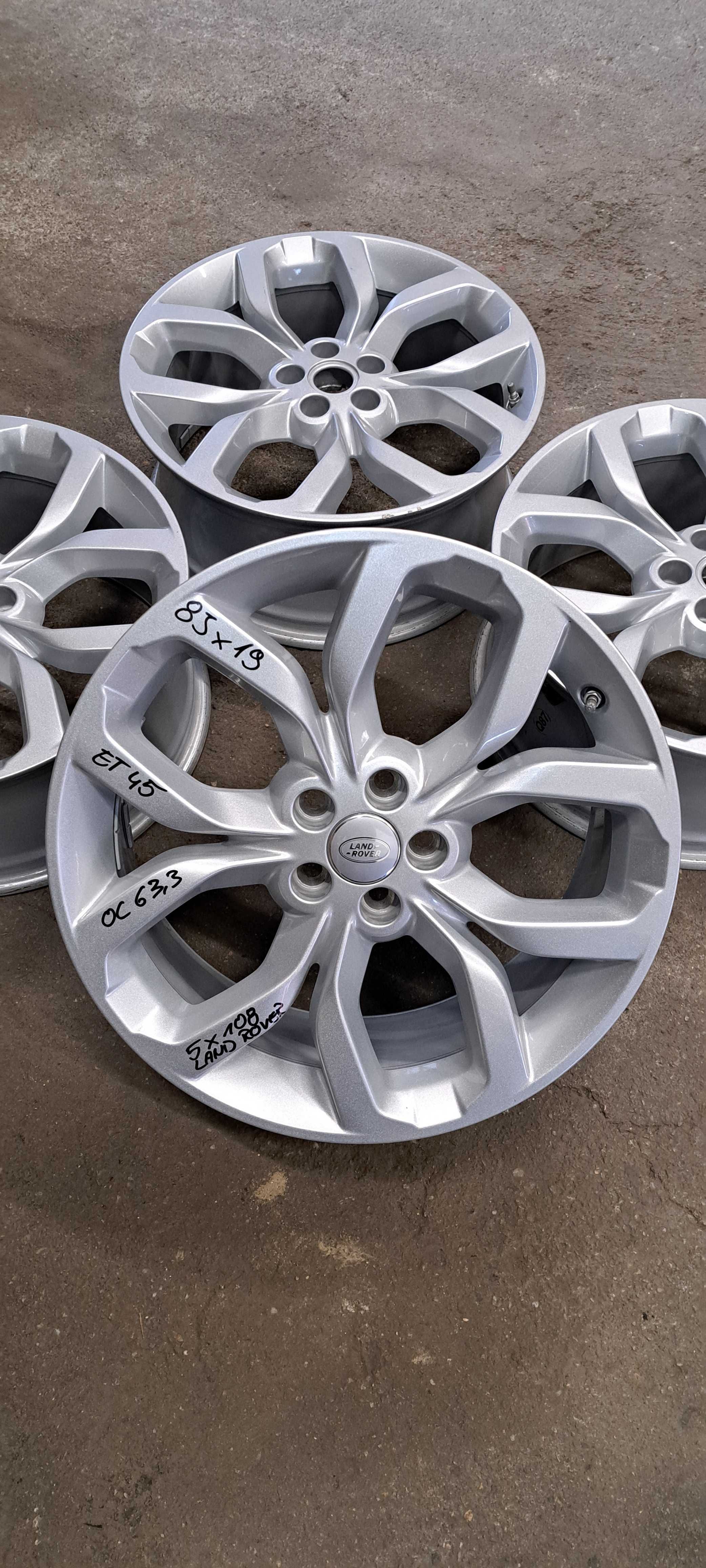 Felgi aluminiowe 8jx19 et45 5x108 Land Rover Discovery SPORT +czujniki