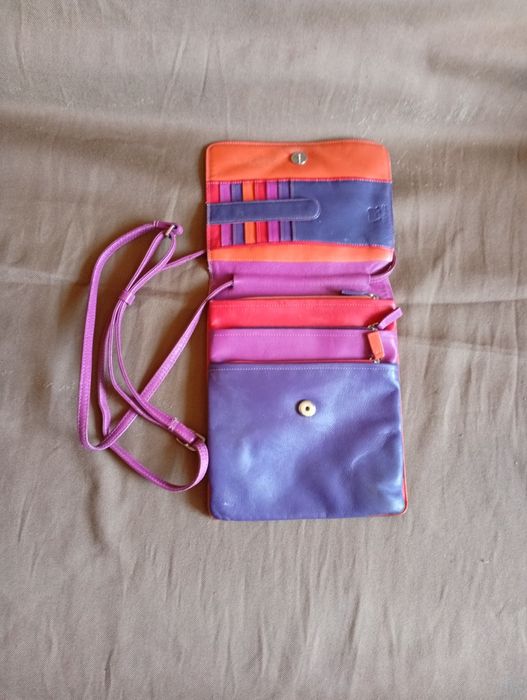 Сумка шкіряна mywalit 17 на 21 см.