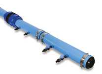 Lay Flat RIOFLEX PE fi 75 niebieski - 4bar (rolka 50m)