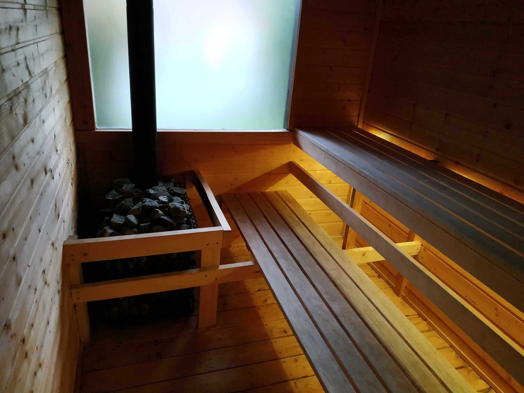 Sauna ogrodowa, mobilna