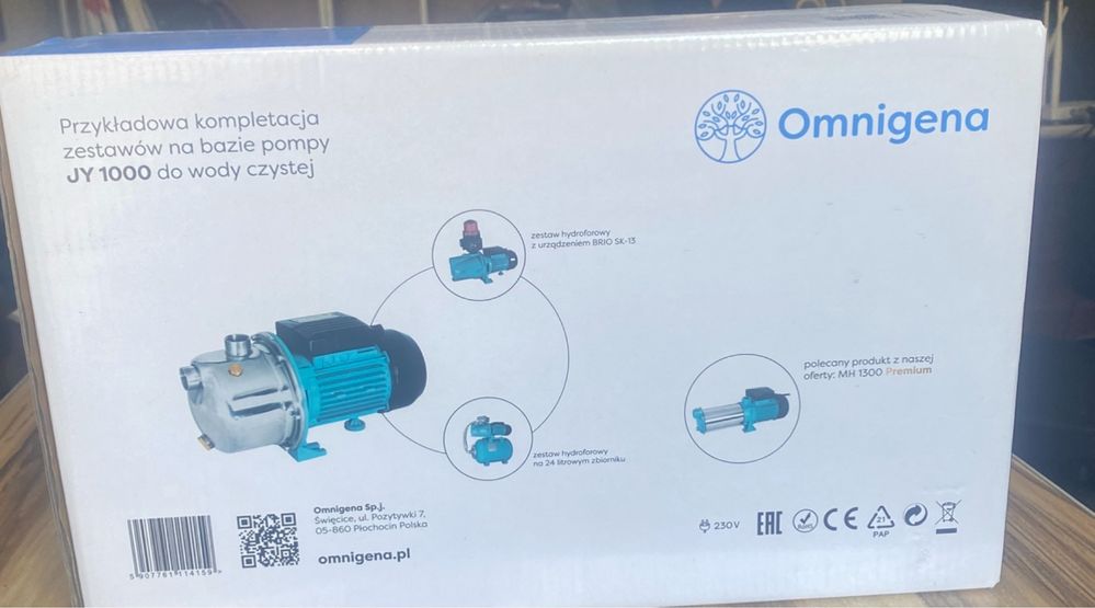 Поверхневий насос ОMNIGENA JY 1000 P 1.1 КВ