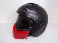 Oryginalny Kask Moto Guzzi z maska BANDIT Mask Helmet Matte Black M