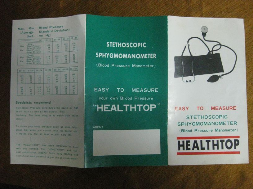 Esfigmomanómetro + Estetoscópio na Caixa Original - Vintage