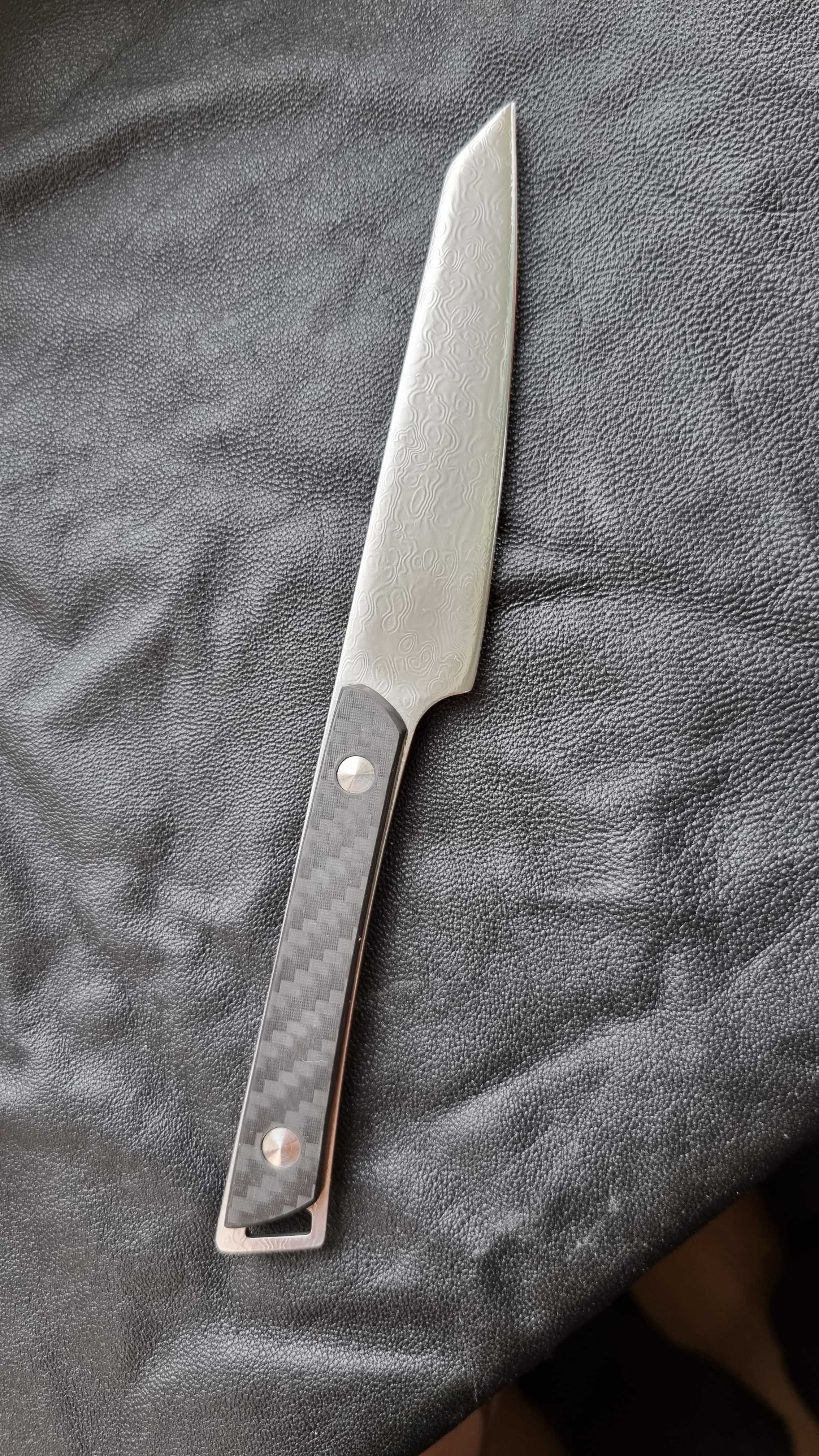 Для стейка нож дамаск карбон Kai  Shun Kanso Steak Knife