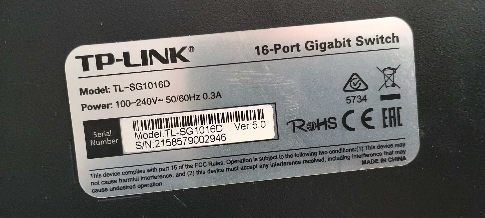Switch TP-Link SG1016D