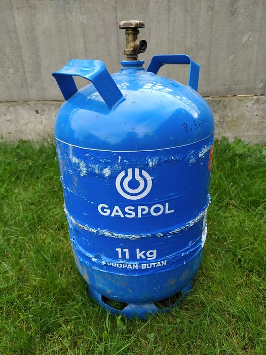 Butla gazowa bez kołnierza Gaspol propan butan 11 kg