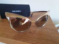 Dolce & Gabbana stylowe okulary przeciwsłoneczne w super stanie