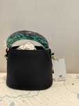 Torebka damska MARNI Mini Bucket Bag – czarna ze złotym logo