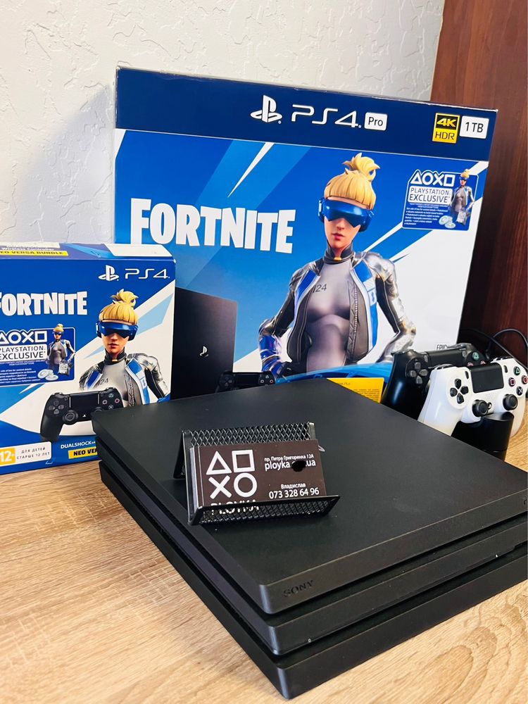Ps4 Pro 1Tb 120 ігор безкоштовно Магазин Гарантія