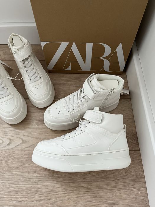Високі кеди на платформі ZARA хайтопи