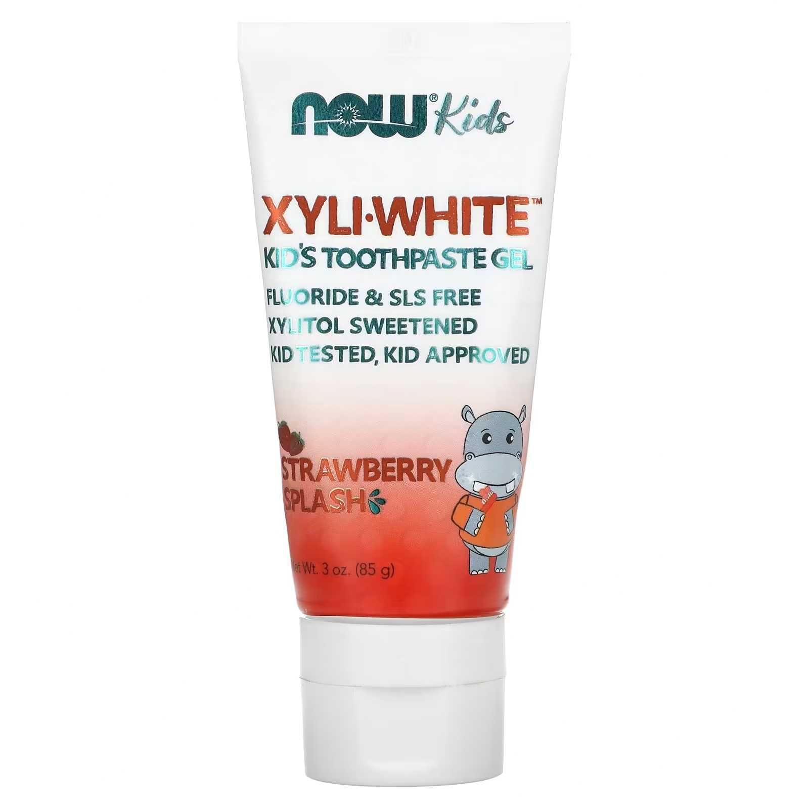 Зубна паста-гель для дітей, без фторидів 85г. XyliWhite Now Foods