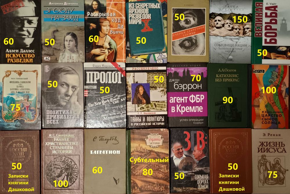 И1 Комплект книг. История, журналистика, политика.