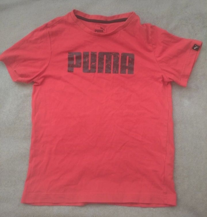 PUMA T-shirt damski czerwony